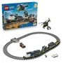 Lego 60508 Braquage du Train de Police - Jouet de Construction avec Locomotive, Hélicoptère et Circuit - Cadeau Enfant 7 Ans et Plus
