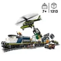 Lego 60508 Braquage du Train de Police - Jouet de Construction avec Locomotive, Hélicoptère et Circuit - Cadeau Enfant 7 Ans et Plus