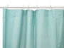 Berilo Cortina de Bain Transparente Vert Azulé 180x180 cm en Plastique EVA et PE (Set de 12)