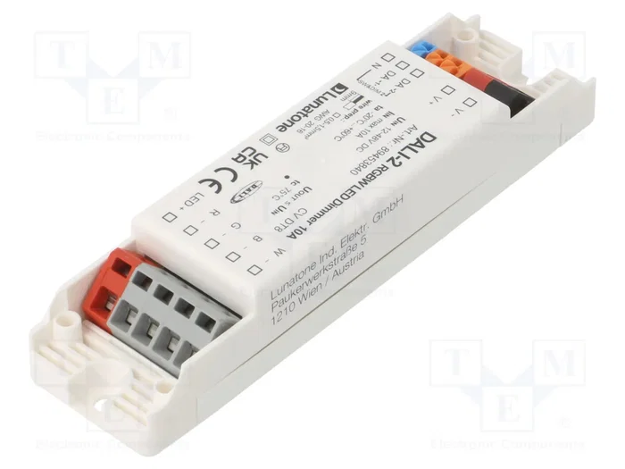 Lunatone Contrôleur LED DALI/DALI 2 12-48VDC 10A IP20