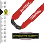 Master Lock Antivol Vélo Chaîne Combinaison 90 cm Rouge 8392EURDPROCOLR - Câble Acier 8 mm, 4 Chiffres, Protection Nylon