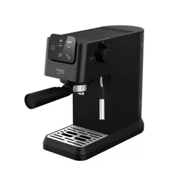 Beko CEP5302B Machine à expresso manuelle avec écran tactile - 15 bars - 1628W - Réservoir d'eau 1.1L - Compatible café moulu et dosettes ESE - Noir