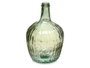 Giftdecor Bouteille Décorative en Verre Rayé Vert 4 L 17x29x17 cm (Set de 4)