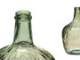 Giftdecor Bouteille Décorative en Verre Rayé Vert 4 L 17x29x17 cm (Set de 4)