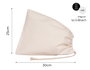Innspiro Sac en coton pour goûter 25x30cm