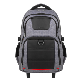 Phoenix Discovery Sac à Dos à Roulettes Trolley pour Ordinateur Portable 17 Pouces Gris