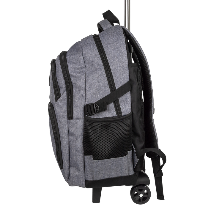Phoenix Discovery Sac à Dos à Roulettes Trolley pour Ordinateur Portable 17 Pouces Gris