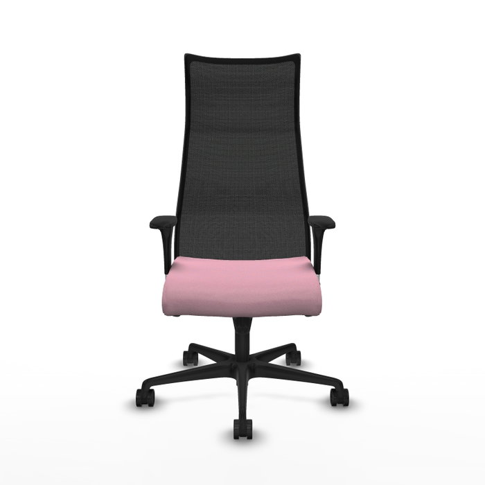 Piqueras y Crespo Chaise de Bureau Albacete Rose et Noir Piqueras y Crespo Chaise de Bureau Albacete Rose et Noir
