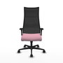 Piqueras y Crespo Chaise de Bureau Albacete Rose et Noir