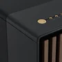 Fractal Design FD-C-NOR1C-01 North Charcoal Black - Boitier PC ATX avec design en bois et alliage, ventilation optimisée par façade ouverte et mesh
