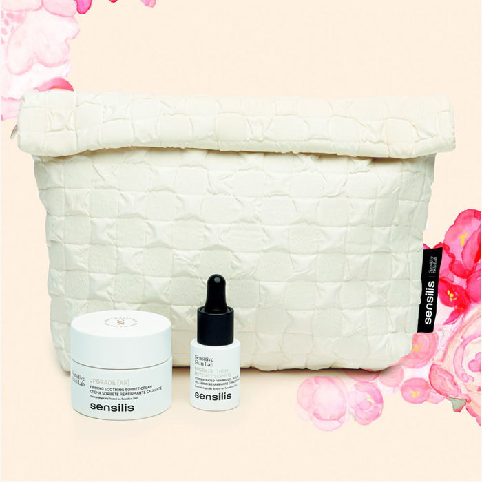 Sensilis Coffret Crème Sorbet AR Upgrade 3 Pièces Femme (Crème Visage 50ml + Sérum Visage 15ml + Trousse de Toilette)