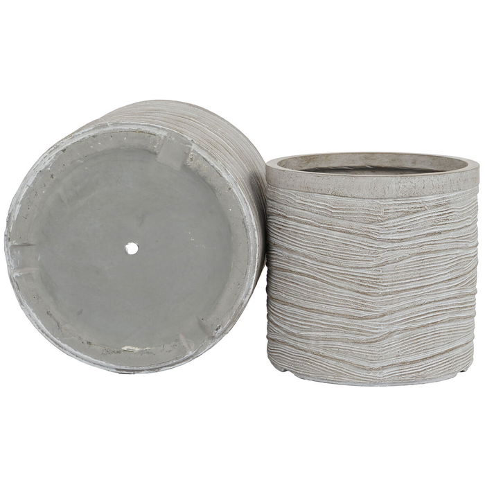 Set de pots de fleurs Home ESPRIT Beige Fibre de Verre Magnésium 44,5 x 44,5 x 44 cm (3 Unités) Set de pots de fleurs Home ESPRIT Beige Fibre de Verre Magnésium 44,5 x 44,5 x 44 cm (3 Unités)