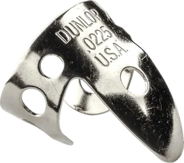 Dunlop Médiators de doigt et pouce Nickel Silver .0225 pouces (pack de 20)