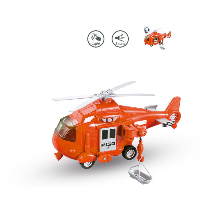 TACHAN Hélicoptère Héros de la Ville 1:20 avec Lumières et Sons - Fonction Friction - Jouet pour Enfants à Partir de 3 Ans TACHAN Hélicoptère Héros de la Ville 1:20 avec Lumières et Sons - Fonction Friction - Jouet pour Enfants à Partir de 3 Ans