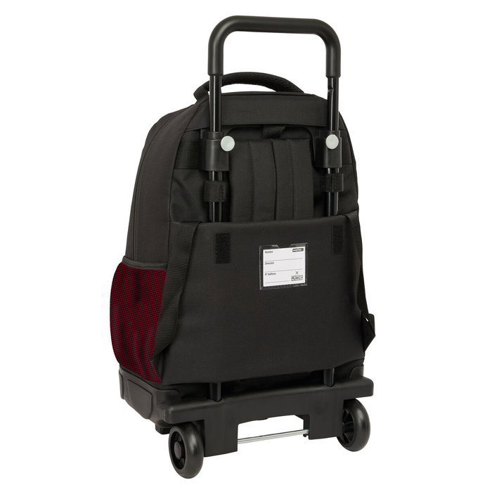 Cartable à roulettes Munich Vulcan Noir 33 x 45 x 22 cm