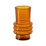 Vase Orange verre recyclé 10 x 10 x 17 cm