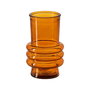 Vase Orange verre recyclé 10 x 10 x 17 cm