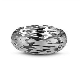 Alessi BM02 BARNEST Panier pour pain en acier inoxydable 18/10 rond 21 cm, design moderne et élégant