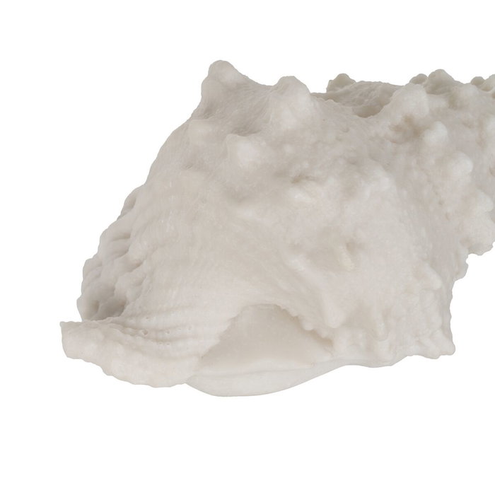 Lampe de bureau Blanc Résine Pierre Sable 18 x 11,8 x 11 cm