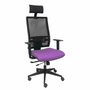 Piqueras y Crespo Chaise de Bureau Horna Lila et Noir