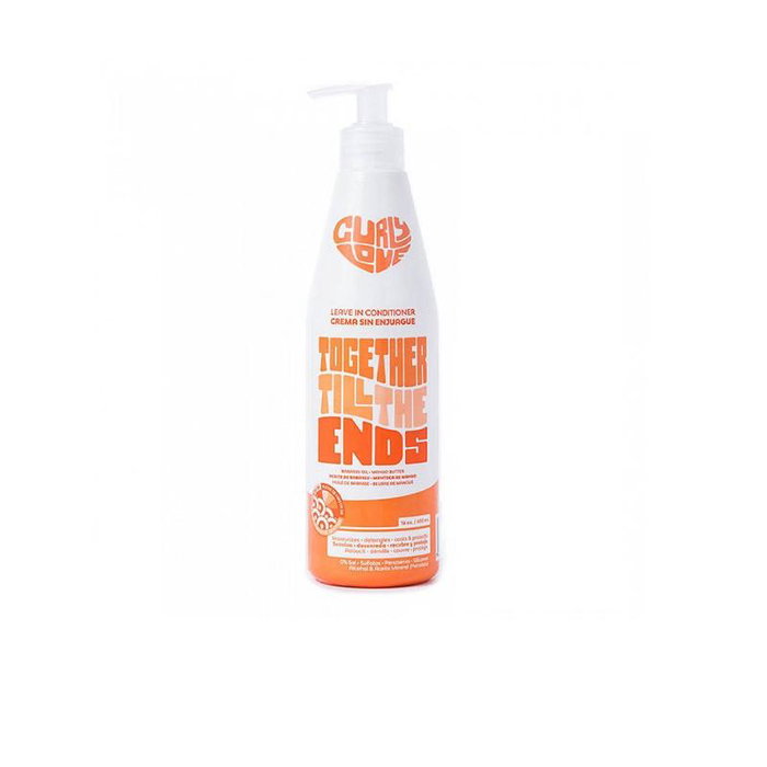 Curly Love Après-shampoing sans rinçage pour cheveux bouclés textures 2 et 3, avec huile de Babassu et beurre de Mango, 450 ml Curly Love Après-shampoing sans rinçage pour cheveux bouclés textures 2 et 3, avec huile de Babassu et beurre de Mango, 450 ml