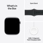 Apple Watch Series 11 GPS - 46mm - Boîtier Space Grey Aluminium - Bracelet Black Sport Band - M/L