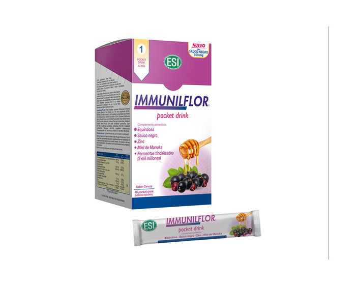 TREPATDIET-ESI IMMUNILFLOR Pocket Drink 16 doses TREPATDIET-ESI IMMUNILFLOR Pocket Drink 16 doses
