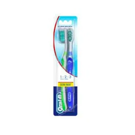 Oral-B Cepillo 124 Shiny Clean Duo Medio Brosse à dents dureté moyenne Pack de 2