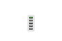 CoreParts Chargeur USB 6 Ports Noir - Alimentation Secteur de Qualité Premium avec Sécurité Certifiée
