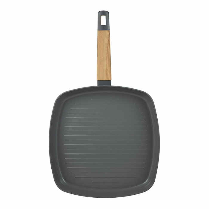 Poêle à Grilller San Ignacio Earth Grey SG-6754 Gris Aluminium 28 x 28 cm Poêle à Grilller San Ignacio Earth Grey SG-6754 Gris Aluminium 28 x 28 cm