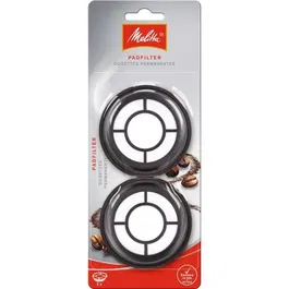 Melitta - Lot de 2 Filtres Permanents Padfilter Rechargeables pour Machine à Dosettes Senseo