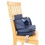 Roba - Réhausseur de Chaise Bébé Pliable - Coussin Gonflable et Ceinture Ajustable - Pour 6 Mois à 3 Ans (15 kg) - Bleu Marine