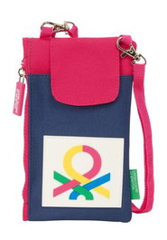 Benetton - Monedero Portamovil Cherry - Porte-monnaie et étui à téléphone - 10 x 19 cm - Rouge