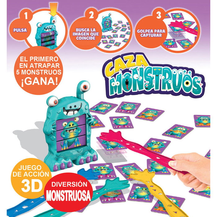 EDUCA Jeu Caza Monstruos EDUCA Jeu Caza Monstruos