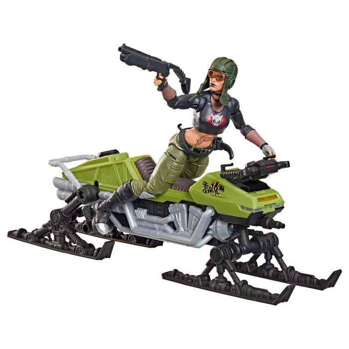 Hasbro G.I. Joe Classified Series Cobra Zanya et Dreadnok Chameleon (Swamp Skier) 15 cm
