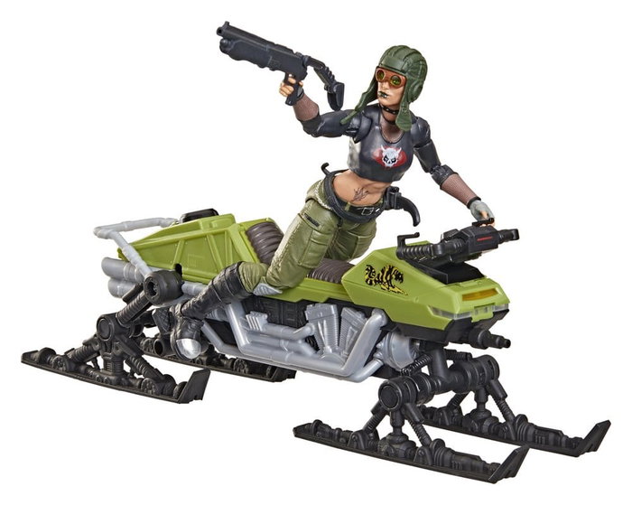 Hasbro G.I. Joe Classified Series Cobra Zanya et Dreadnok Chameleon (Swamp Skier) 15 cm