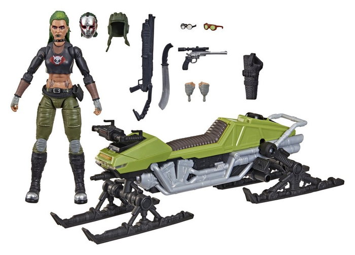 Hasbro G.I. Joe Classified Series Cobra Zanya et Dreadnok Chameleon (Swamp Skier) 15 cm