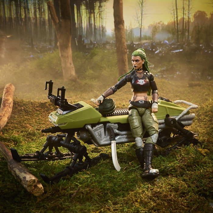 Hasbro G.I. Joe Classified Series Cobra Zanya et Dreadnok Chameleon (Swamp Skier) 15 cm