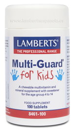 LAMBERTS Multi-Guard For Kids Playfair Masticable 100 Comprimés