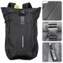 Ewent EW2536 Sac à Dos Portable 17.3" Unisex Trendy Roll Imperméable Antivol Éco-responsable