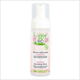 SO´BIO ETIC Mousse nettoyante apaisante aloe 150ml BIO