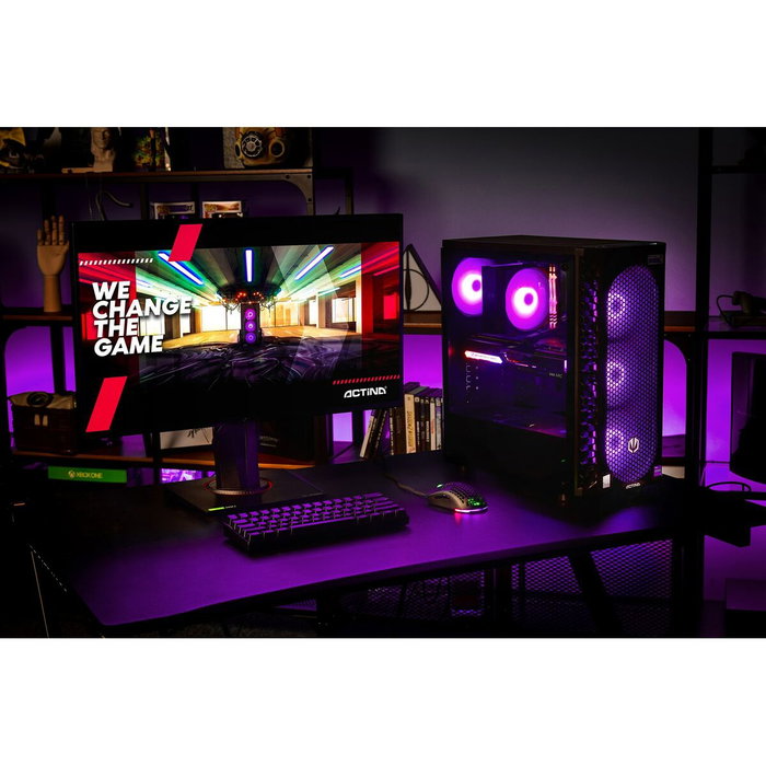 Actina KOMAAAGIP1338 PC de bureau AMD Ryzen 5 5500U, 16 GB RAM, 500 GB SSD, NVIDIA GeForce RTX 3060, Noir Actina KOMAAAGIP1338 PC de bureau AMD Ryzen 5 5500U, 16 GB RAM, 500 GB SSD, NVIDIA GeForce RTX 3060, Noir