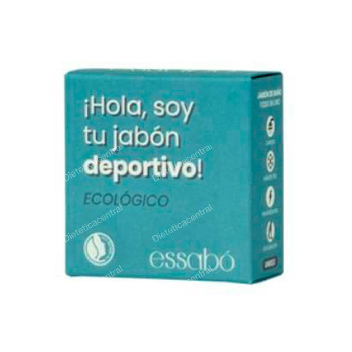 Essabo Savon Sport 120g Eco - Savon Cosmétique au Menthol et Sels de Magnésium pour Récupération Musculaire Essabo Savon Sport 120g Eco - Savon Cosmétique au Menthol et Sels de Magnésium pour Récupération Musculaire