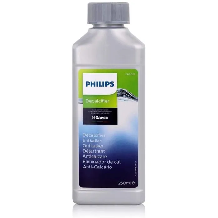 Philips CA6700/22 Détartrant pour Machine à Café, Compatible Philips et Saeco, 2 Bouteilles de 250 ml - Entretien et Protection contre le Calcaire Philips CA6700/22 Détartrant pour Machine à Café, Compatible Philips et Saeco, 2 Bouteilles de 250 ml - Entretien et Protection contre le Calcaire