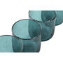 Set de Verres Home ESPRIT Turquoise Verre 320 ml (6 Unités)