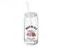 VIVALTO Verre à Milkshake avec Couvercle et Paille 600ml, Lot de 24