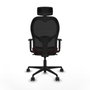 Piqueras y Crespo Chaise de Bureau 1D036N2 Bordeaux