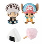 Megahouse Pack de 2 Figurines PVC One Piece Trafalgar Law et Chopper 11 cm