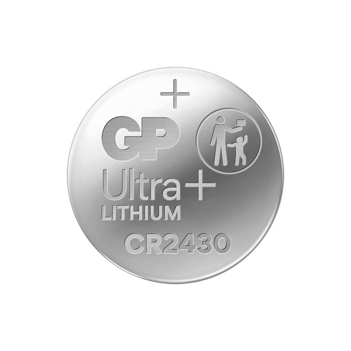 GP Pile bouton Lithium CR2430, pack de 5