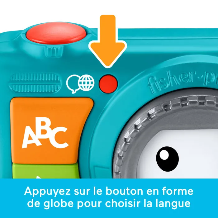 Mattel Caméra Lumineuse Rires et Éveil - Jouet musical multilingue Mattel Caméra Lumineuse Rires et Éveil - Jouet musical multilingue